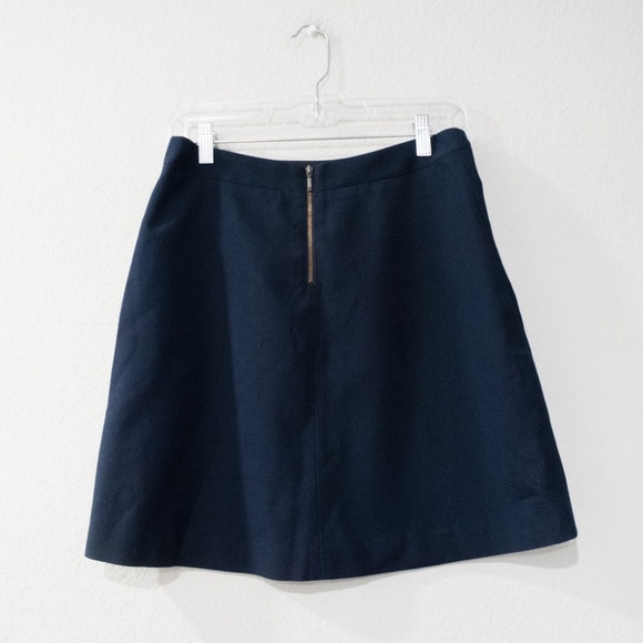 J. Crew Barbadine Skirt Size 2 Blue - Picture 3 of 6